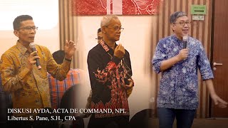 DISKUSI AYDA ACTA DE COMMAND NPL  Libertus S Pane SH CPA amp Budi Ristanto  Teaser [upl. by Ssyla29]