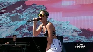 Halsey  Gasoline Live at Made in America 2015 [upl. by Ahsemac]