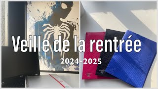 Vlog  Veille de la rentrée  Back to school [upl. by Leckie]