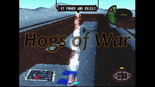 PS1 Hogs of War Gameplay 4K [upl. by Atekal]