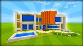 Minecraft Tutorial How To Make A Modern Mansion 3 [upl. by Alracal]