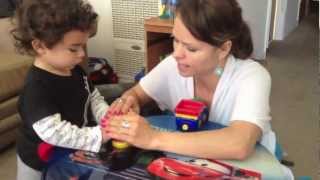 Bilingual speech therapy with toddler [upl. by Hesketh543]