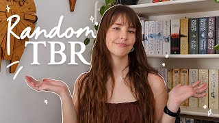 Randomly Choosing What Books I Read 🌻 Random TBR Reading Vlog [upl. by Nolyat]