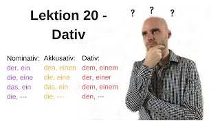 Deutschkurs A11 Lektion 20 Dativ [upl. by Asiruam97]