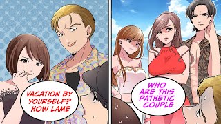 I ran into my exgirlfriend and my classmate that stole her from me on their honeymoon Manga Dub [upl. by Gratianna]