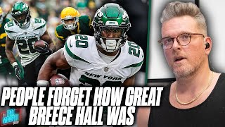 People Forget How INSANE Breece Hall Was Before Tearing His ACL In Rookie Season  Pat McAfee Show [upl. by Niela]