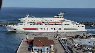 Arrivée du traversier Madeleine II au quai de CapAuxMeules aux îles de la Madeleine 23 mars 2021 [upl. by Ybor]