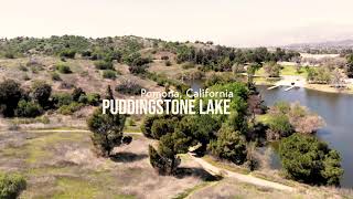 Puddingstone Lake  Reservoir  Aerial 4K [upl. by Oj537]