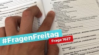 ANHÄNGER I FAHRPRÜFUNG FRAGE 1627 [upl. by Xila421]