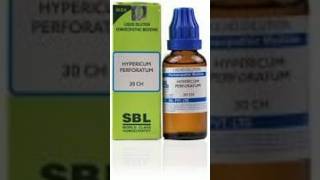 Nerve painhomeopathic medicinehypericum 30shortvideo utubeshorts [upl. by Attenaz]