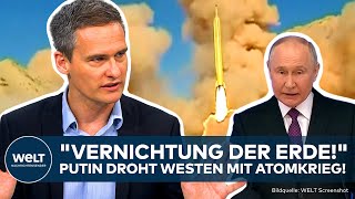 PUTIN DROHT MIT ATOMKRIEG quotEs war unmissverständlichquot Russland im Angriffsmodus [upl. by Petulah687]