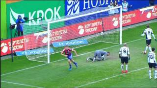 Highlights CSKA vs FC Krasnodar 11  RPL 201415 [upl. by Ailahtan]