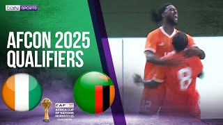 Ivory Coast CIV vs Zambia ZAM  AFCON 2025 Qualifiers HIGHLIGHTS  090624  beIN SPORTS USA [upl. by Ellasal791]