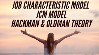 Job Characteristic Model JCM model [upl. by Azelea]