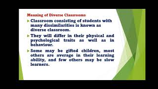 Teaching in a diverse classroom Teaching and learning bed Notes [upl. by Ruffin590]