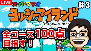 懐かしの『ヨッシーアイランド』で全コース100点を目指す！ 3 [upl. by Robena]