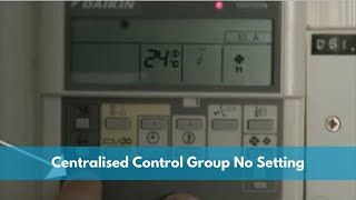 Centralised Control Group No Setting [upl. by Natsirt204]