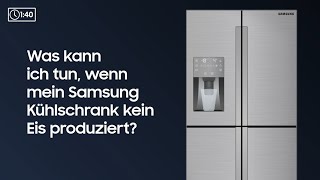 Samsung How To Was kann ich tun wenn mein Samsung Kühlschrank kein Eis produziert [upl. by Ott780]