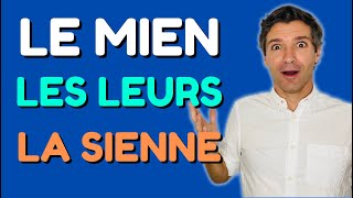 🇫🇷 Les pronoms possessifs en FRANÇAIS  Explications et EXERCICE 🙌😎 [upl. by Noble]