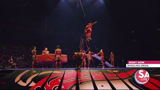 Reimagined Ringling Bros and Barnum amp Bailey Circus comes to San Antonio [upl. by Nnyrb]