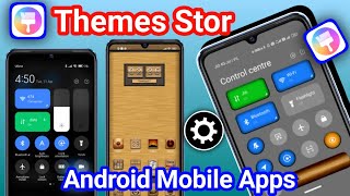 Themes stor kaise use kare  Android mobile lok Change  Themes apps satting [upl. by Nakasuji]