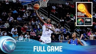 USA v France  Full Game  Quarter Final  2014 FIBA World Championship for Women [upl. by Alimrahs237]