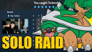 SOLO 7Star Torterra Raid  Pokemon Scarlet and Violet [upl. by Urbanna]