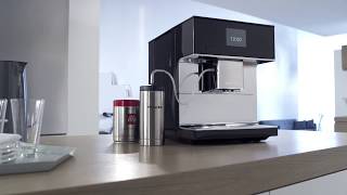 Miele CM7 coffee machine automatic descaling [upl. by Jami]