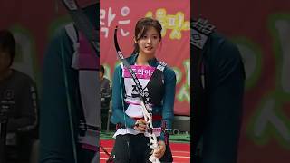 tzuyu the beautiful korean archery with good skill [upl. by Enitsyrhc548]