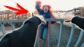 ESCAPING ANGRY GIRLFRIEND Epic Parkour Chase in Germany POV [upl. by Wake]