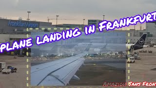 Plane Landing in Frankfurt Germany [upl. by Whale]