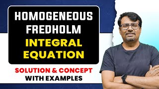 Fredholm Integral Equation  Solution of Homogeneous Fredholm Integral Equation by GP Sir [upl. by Felisha]