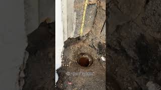 Installing a new soil pipe the downstairs toilet plumbing drainage how to install toilet Plumber [upl. by Aundrea]