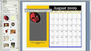 Microsoft Publisher Calendar Tutorial A Brooks [upl. by Uhn550]