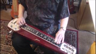 Caoineadh Cu Chulainn played on a Jedson Lap Steel Guitar [upl. by Elbys]