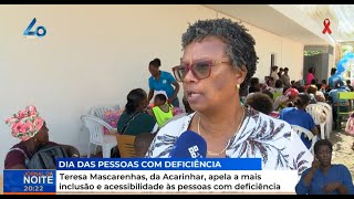 Teresa Mascarenhas da Acarinhar apela a mais inclusão e acessibilidade às pessoas com deficiência [upl. by Terena]