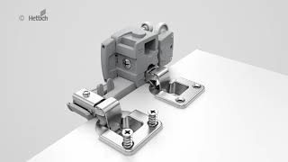 Système pour portes coulissantes pliantes WingLine L  HETTICH [upl. by Naliorf]