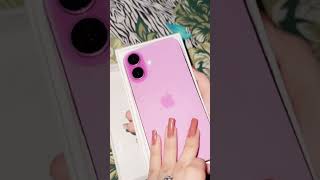 iPhone 16 Beautiful pink Unboxing 🩷🩷🩷 [upl. by Accebar]