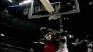 Jordan dunks on Mutombo and finger waves [upl. by Newsom]