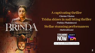 Brinda  Tamil  Trailer  Trisha Indrajith Sukumaran  Streaming Now  Sony LIV [upl. by Allerie]