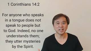 A Short Bible Reflection  1 Corinthians 142 Speaking in tongue [upl. by Flam200]