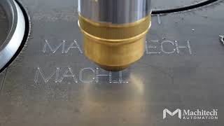 Plasma Etching using Argon  Hypertherm HPR400XD  Marquage à largon sur HPR400XD dHypertherm [upl. by Yorled]