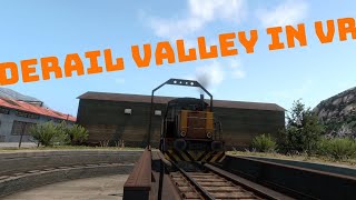 Derail Valley in VR  Day 4  we hit fog [upl. by Ahsieker]