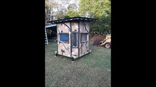 Octagon Deer Stand Build [upl. by Ecyla]