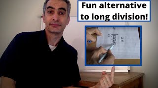 Fun Alternative Way to do Long Division that really works Division by Chunking [upl. by Doniv]