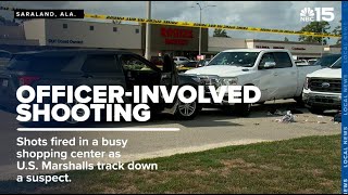 Homicide suspect shot in Saraland  WPMI NBC 15 [upl. by Aissat]