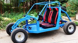 Build a 1000W Electric Gokart at Home  Electric car  Tutorial  Part 1 [upl. by Brittne]