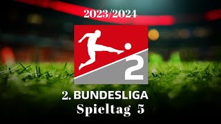 2 Liga 2425 Spieltag 5 Prognose und Wett Tipps [upl. by Ayekehs988]