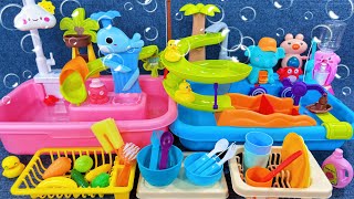 8 Minutes Satisfying with Unboxing Cute Doll Playing in Water  kitchen Toy set ASMR  Review Toys [upl. by Harmaning50]