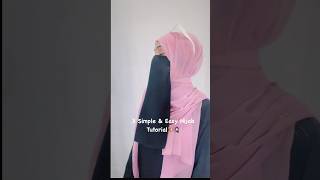 3 Simple and Easy Hijab Tutorial  Hijab Tutorial with Niqab Quick Hijab [upl. by Wivina507]